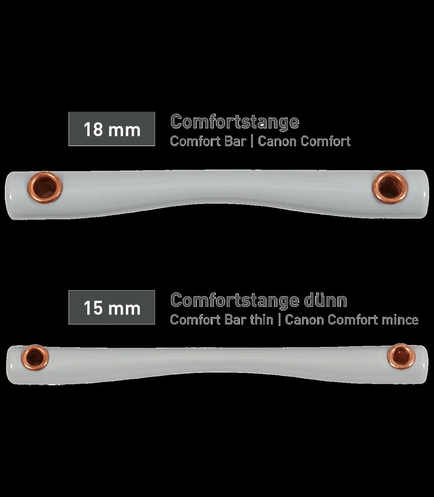 beris Wassertrense mit Comfortstange, Ring 6cm Clearance