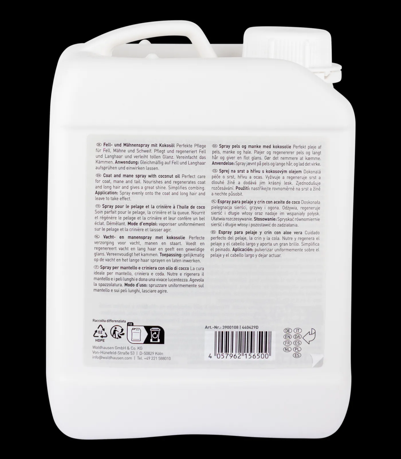 Waldhausen Fell- und Mähnenspray mit Kokosöl, 2500 ml Online