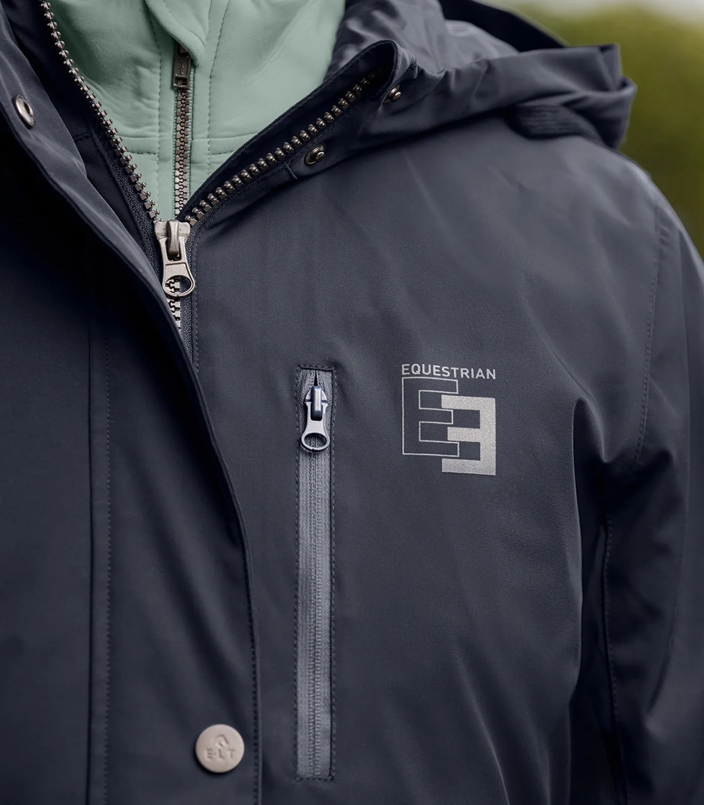 ELT Funktions-Reitparka Ava, Teens tiefblau Best