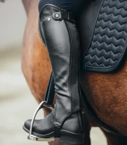 ELT Lederchaps Classic schwarz Outlet