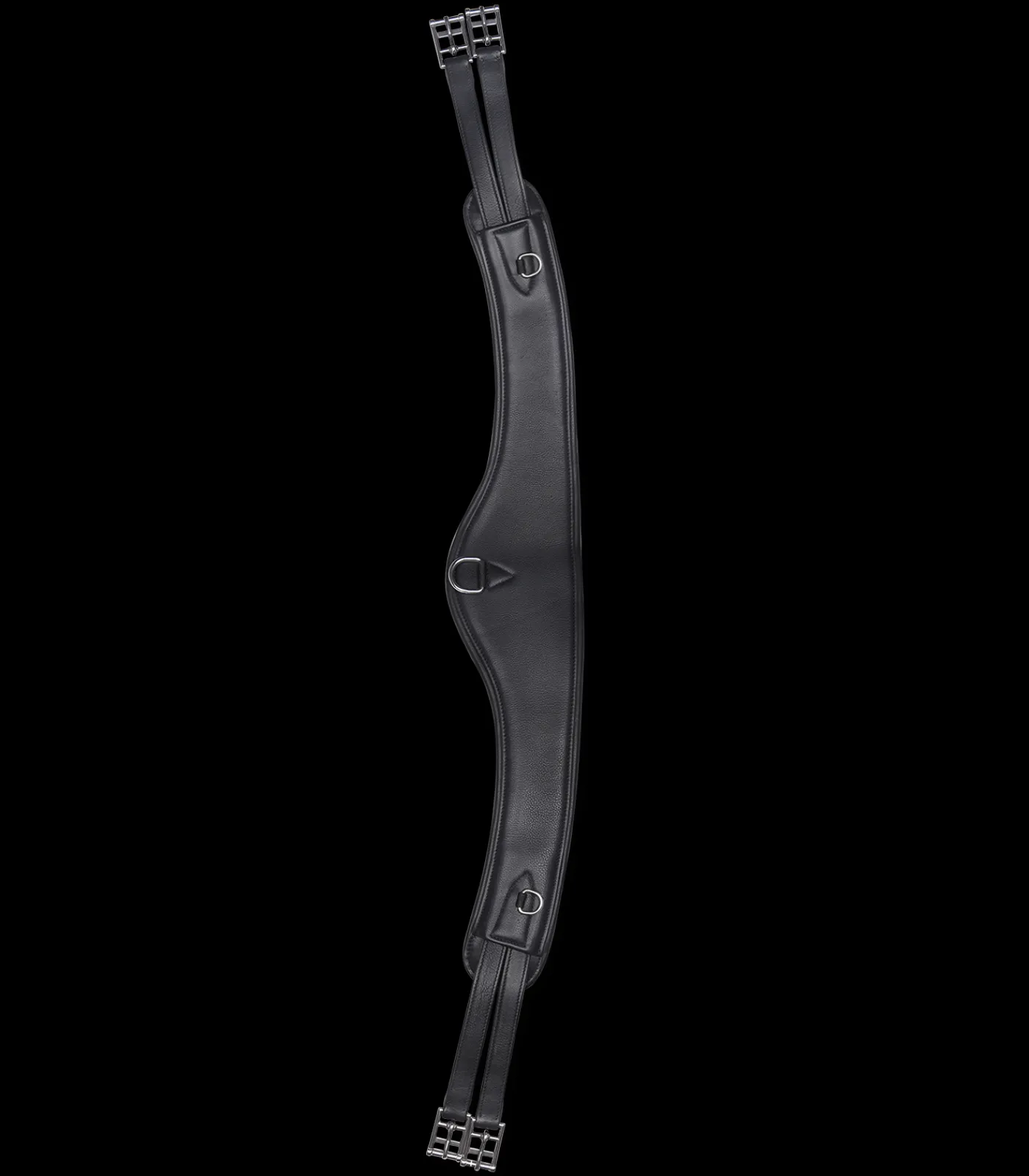 Waldhausen Ledersattelgurt Contour schwarz New