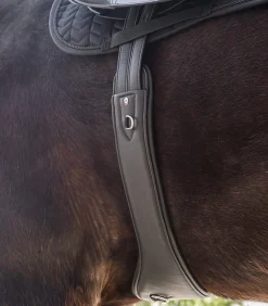 Waldhausen Ledersattelgurt Contour schwarz New