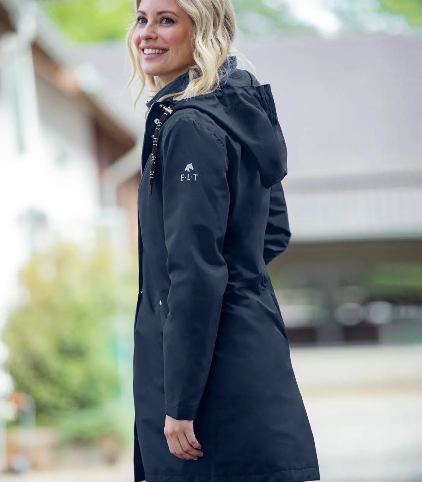 ELT Regenmantel Emilia nachtblau Outlet