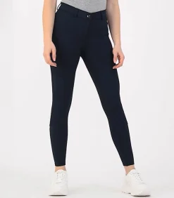 ELT Reithose Essential Knie Silikon, Damen tiefblau Sale