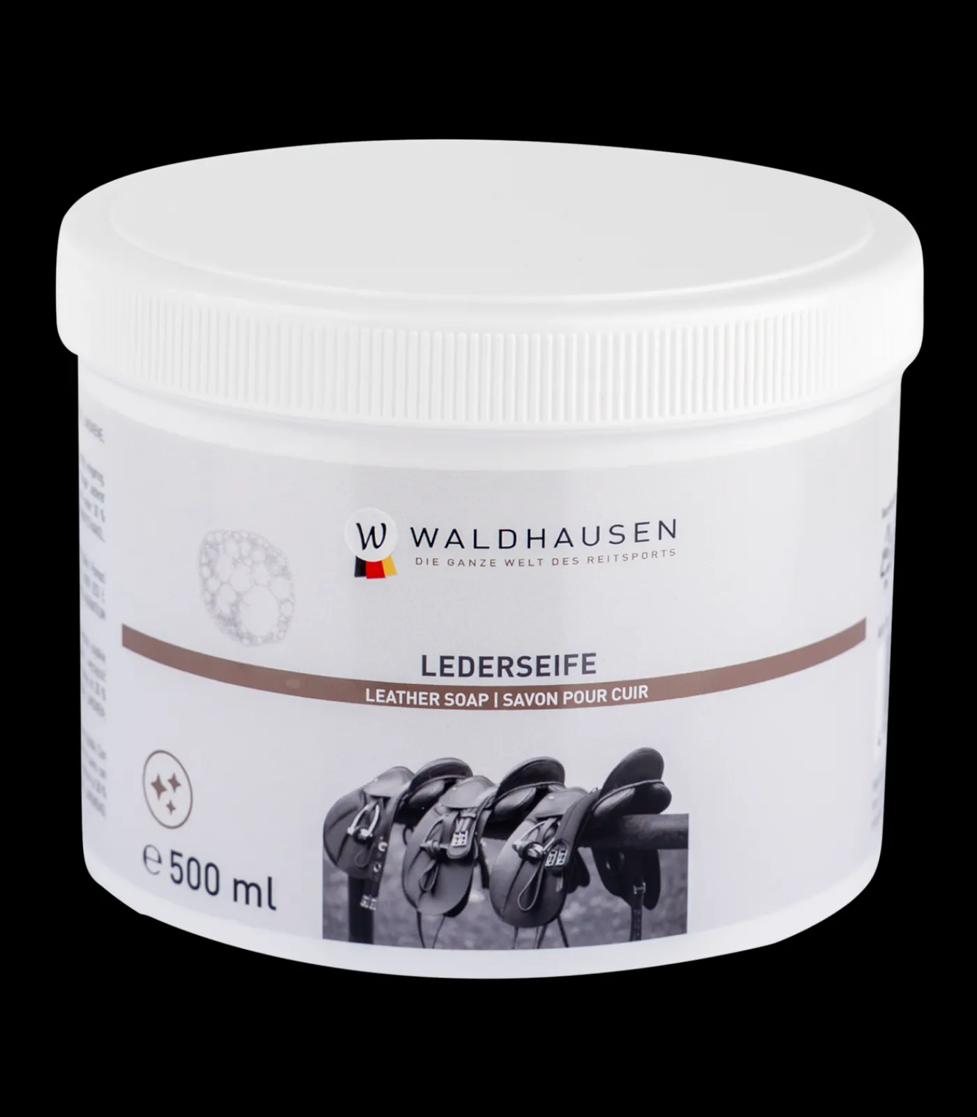 Waldhausen Sattel- & Lederseife in der Dose, 500 ml Hot