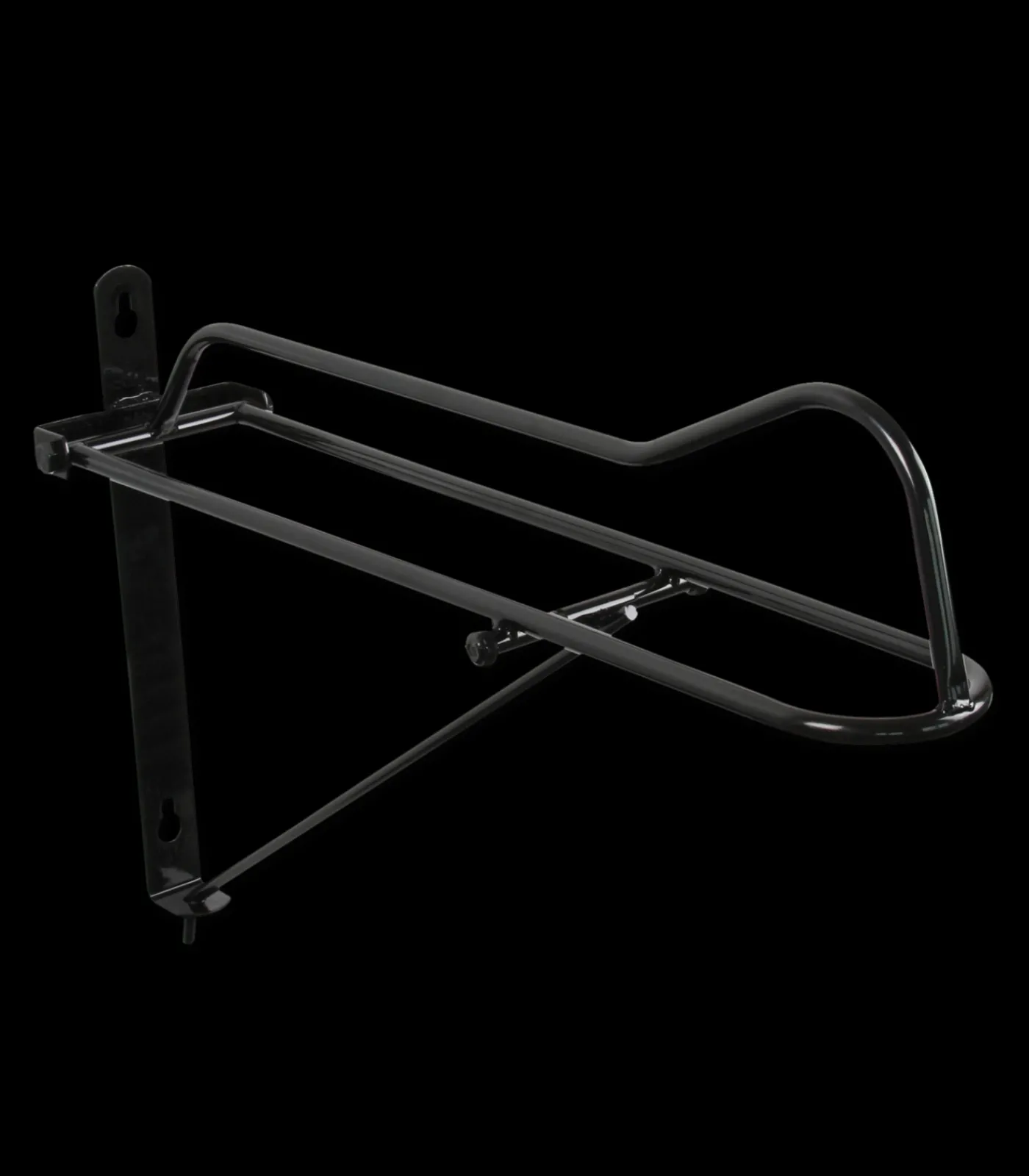 Waldhausen Sattelhalter, klappbar, Metall schwarz Hot