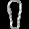 Waldhausen Sicherheits-Karabiner mit Schraubverschluss 9cm Clearance