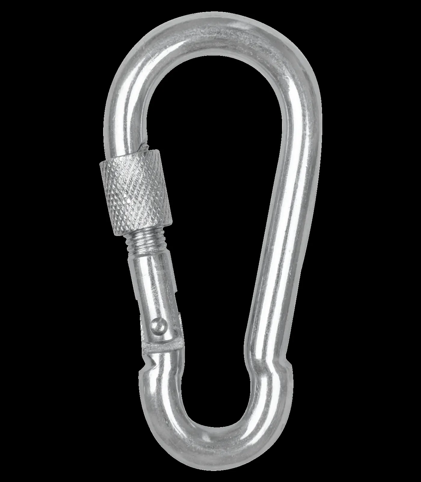 Waldhausen Sicherheits-Karabiner mit Schraubverschluss 9cm Clearance
