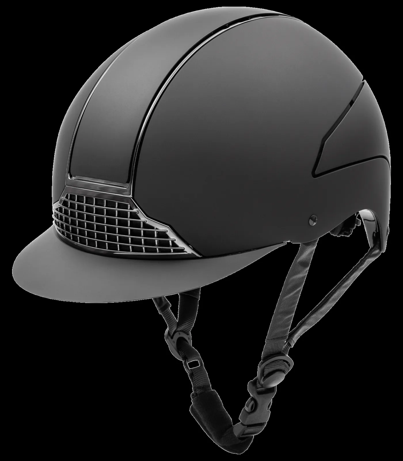 SWING Reithelm H24 Chrome schwarz matt