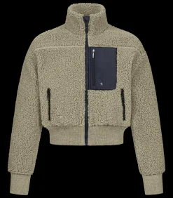 ELT Teddy Fleece Jacke Alba, Teens beigegrau Hot