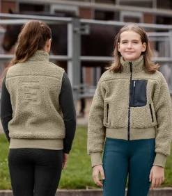 ELT Teddy Fleece Weste Alma, Teens beigegrau Outlet