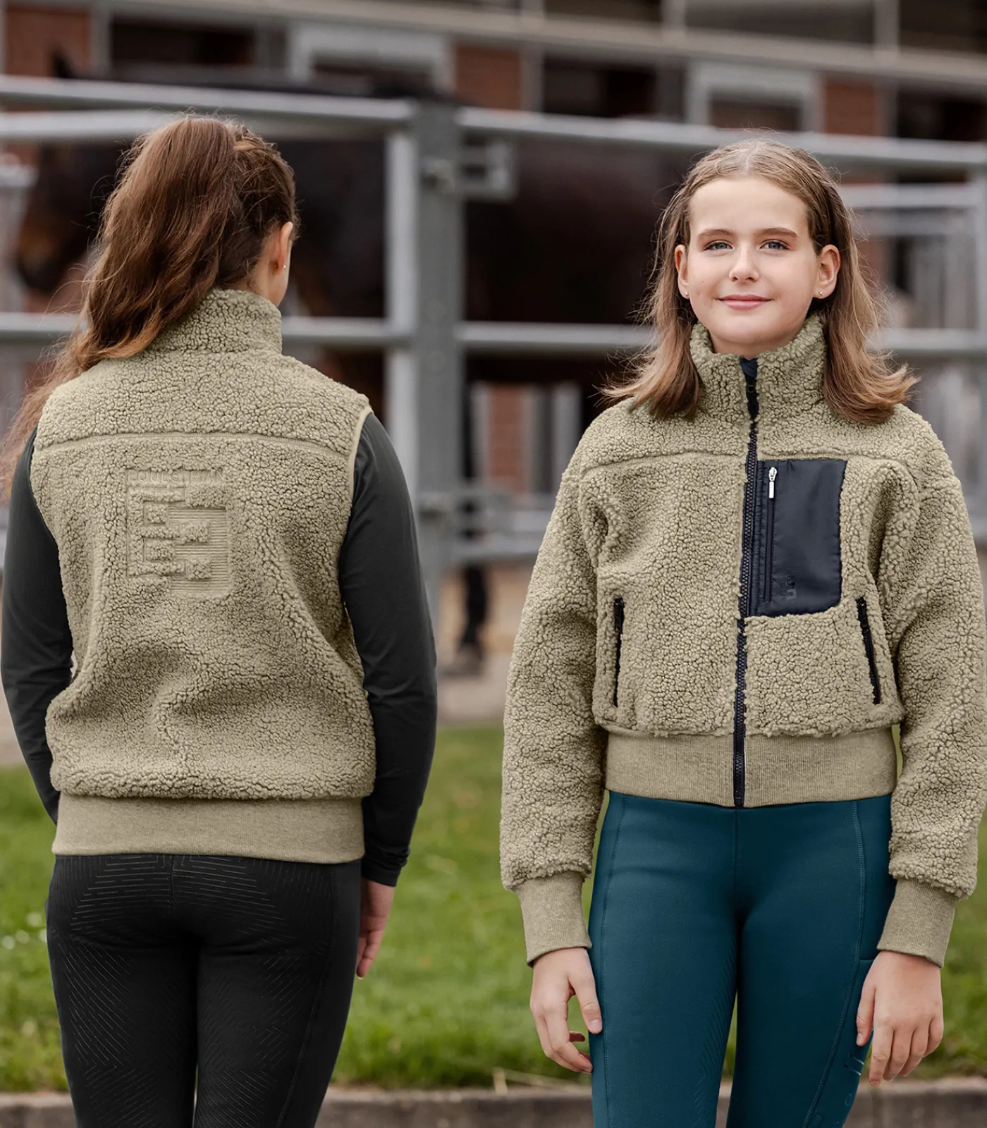 ELT Teddy Fleece Weste Alma, Teens beigegrau Outlet