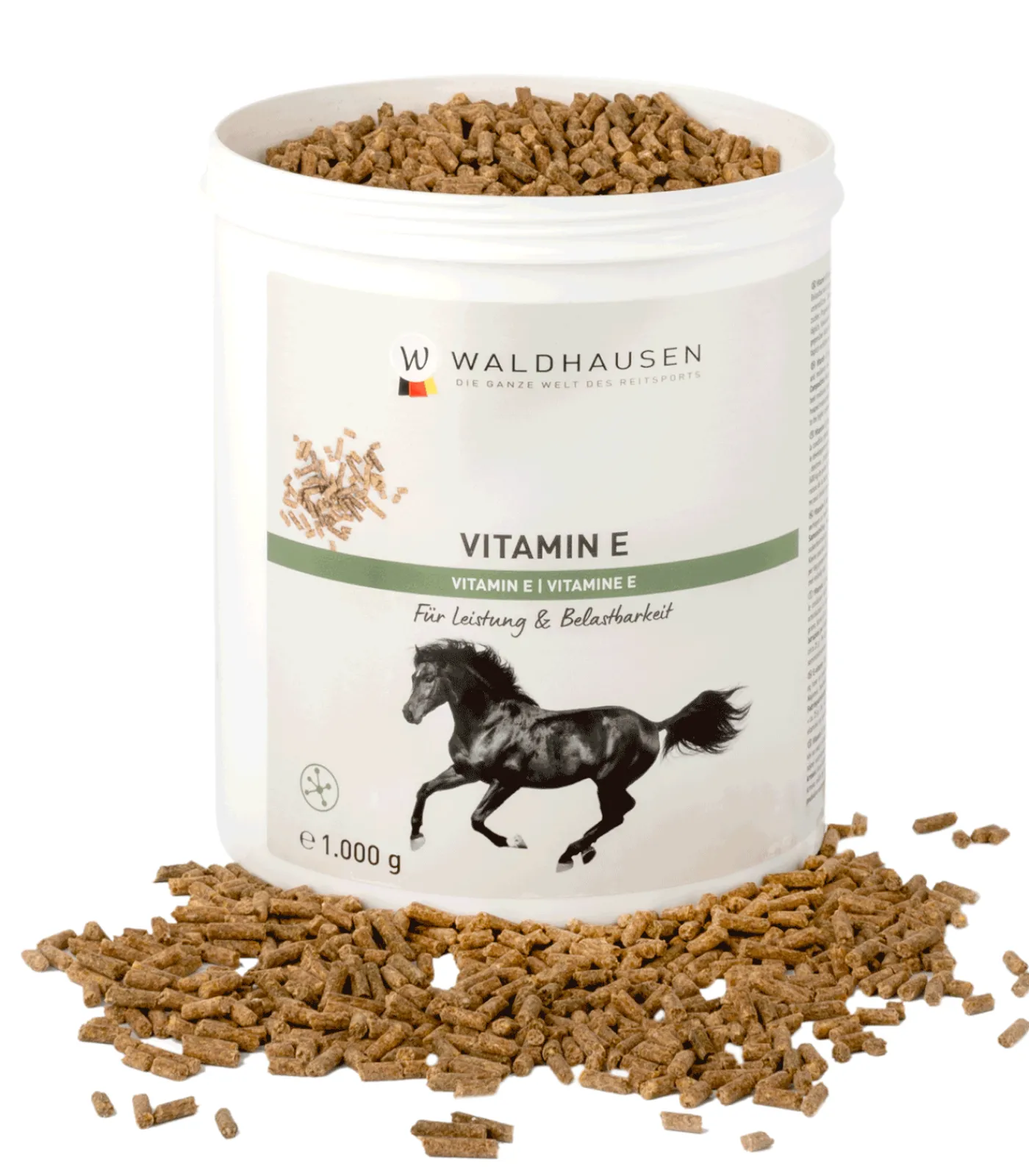 Waldhausen Vitamin E - Für Leistung & Belastbarkeit, 1kg Hot