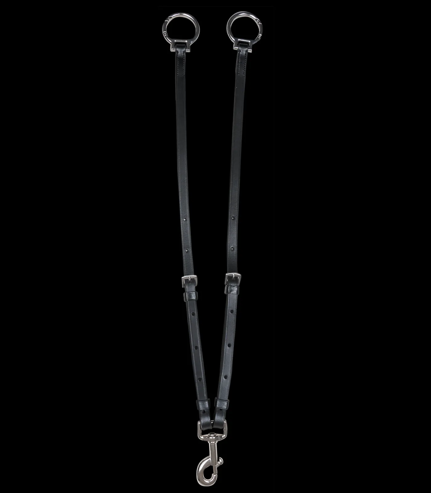 Waldhausen X-Line Martingalgabel mit Snap-Ringen schwarz New