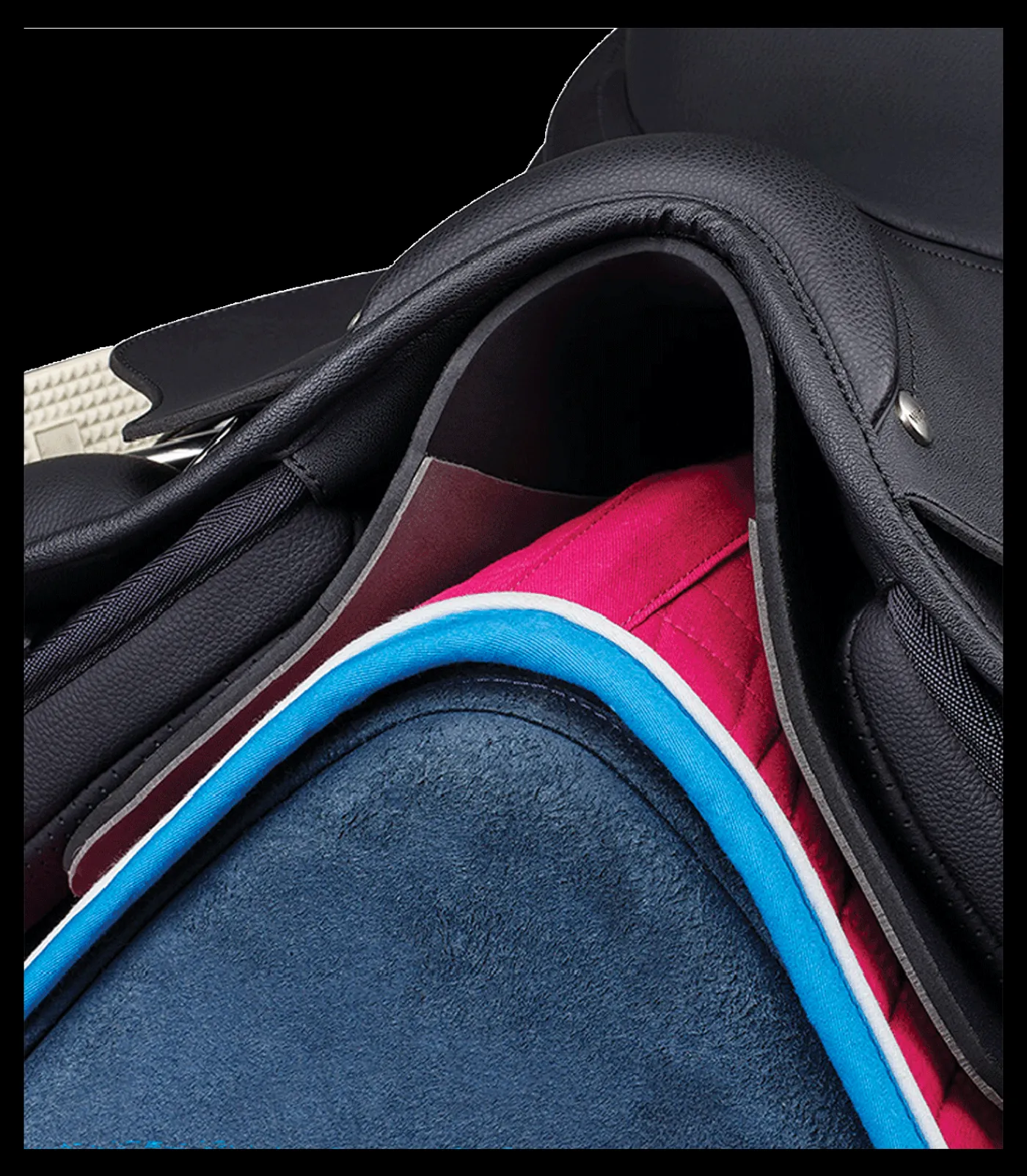 WINTEC Riser Comfort Pad, Dressur/Vielseitigkeit schwarz Hot